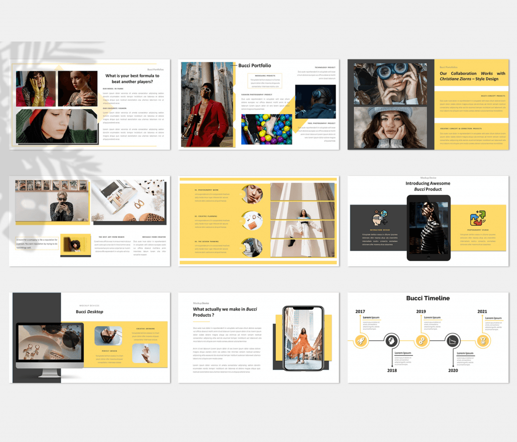 Bucci – Creative Business Presentation Template