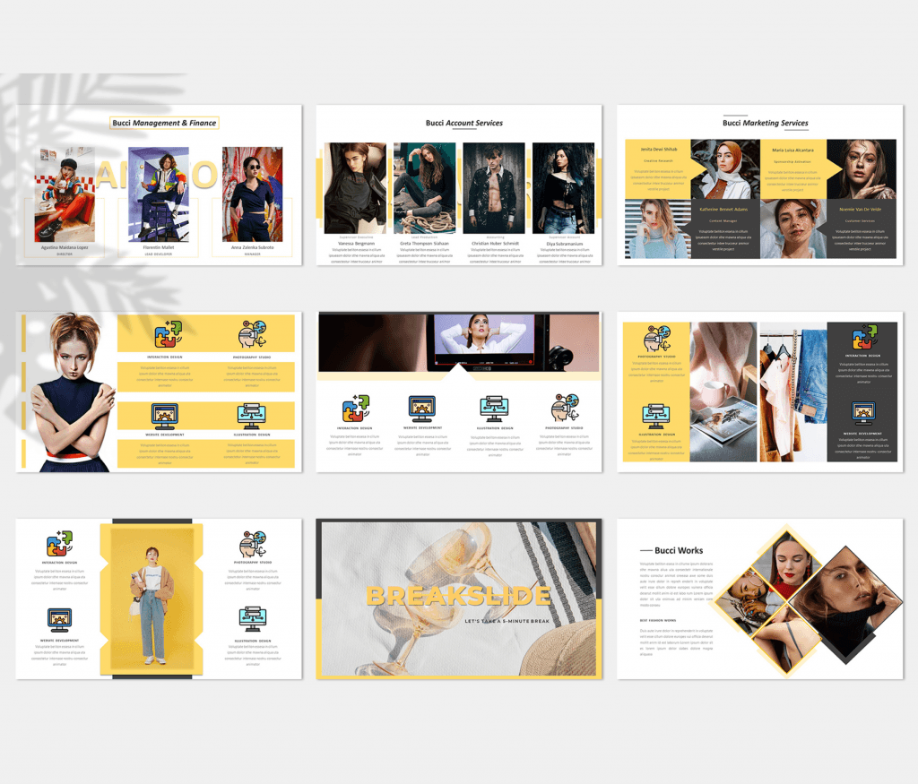 Bucci – Creative Business Presentation Template