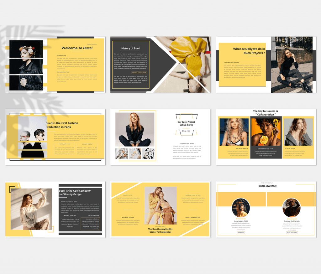 Bucci – Creative Business PowerPoint Template