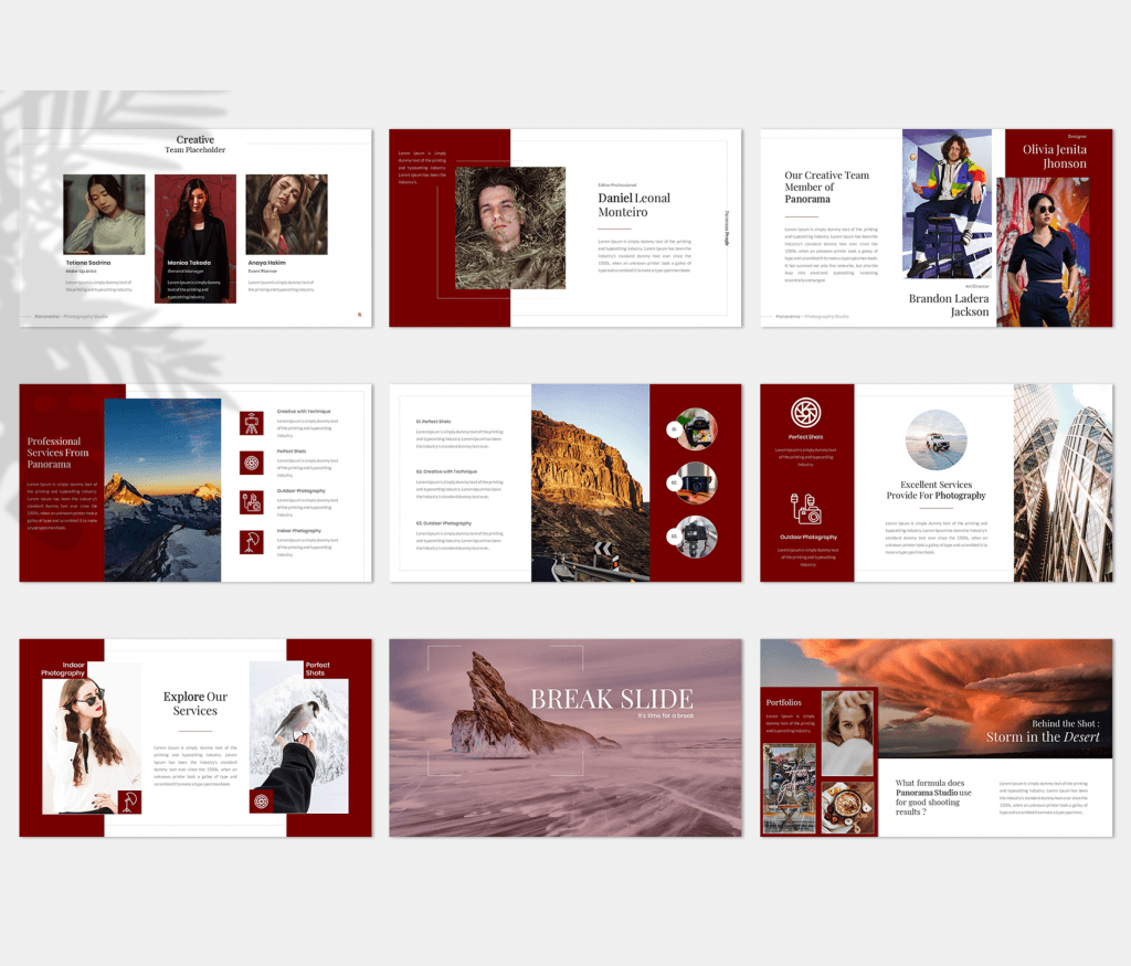 Panorama – Photography Presentation Template