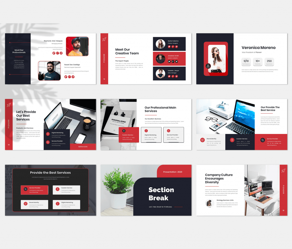 Pionerr – Multipurpose  Presentation Template