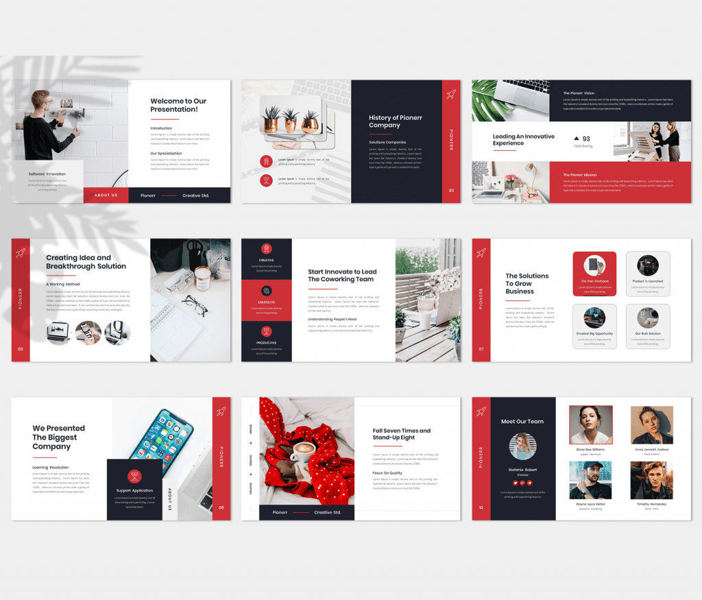 Pionerr – Multipurpose  Presentation Template