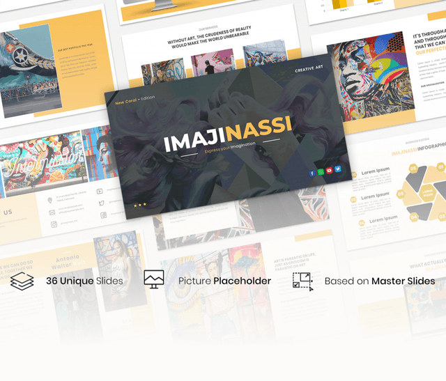 Imajinassi – Creative Business Presentation Template