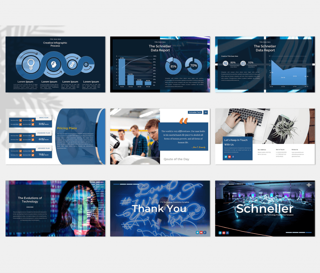 Schneller – IT &amp; Technology Presentation Template