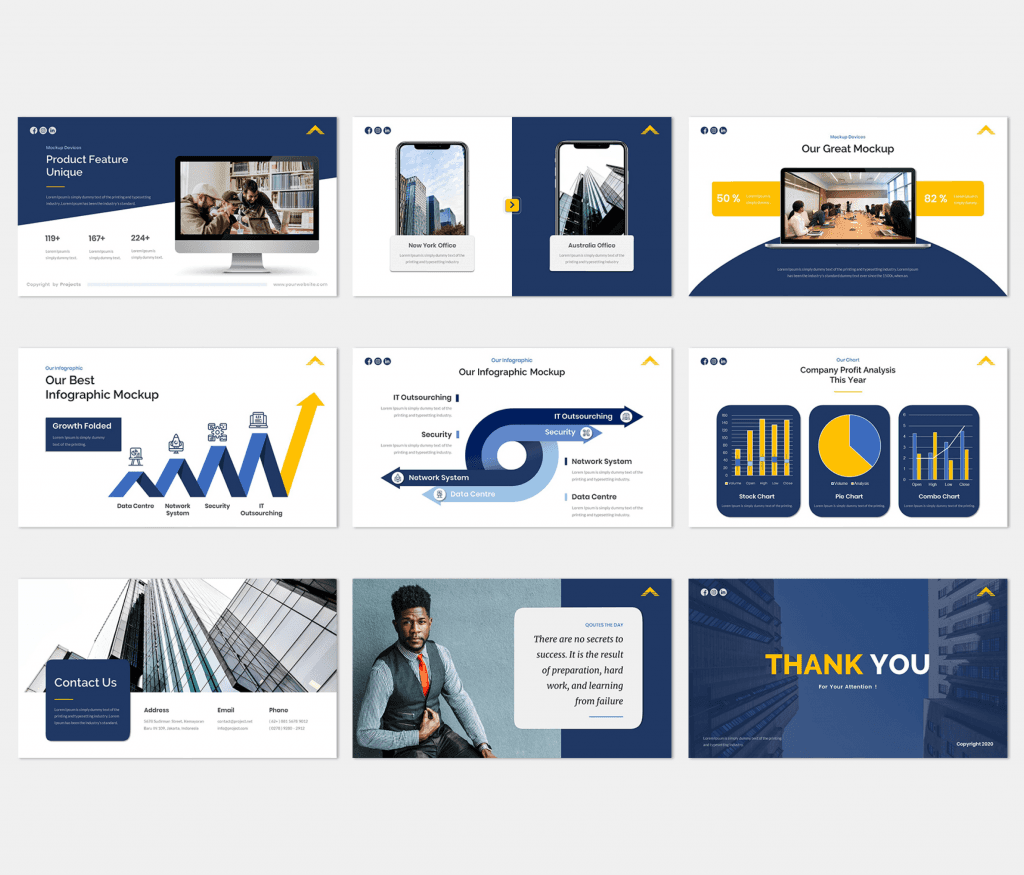 Projects – IT Company Presentation Template