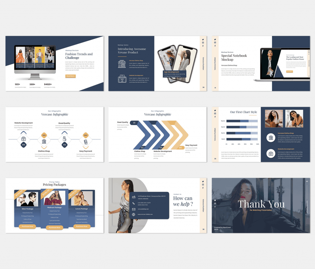 Vercase – Fashion Presentation Template