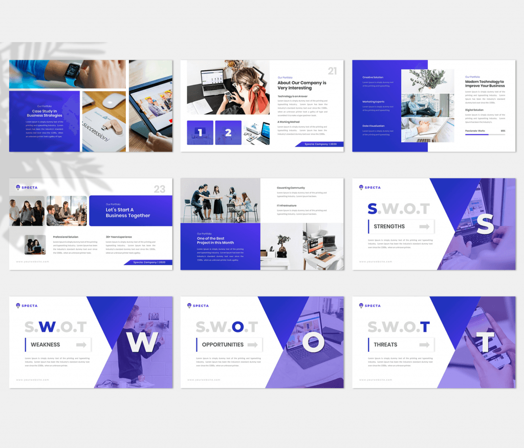 Specta –  Startup  Presentation Template Google slide