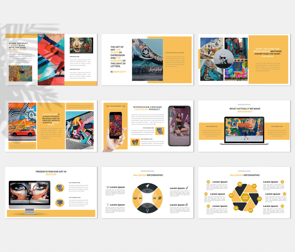 Imajinassi – Creative Business Presentation Template