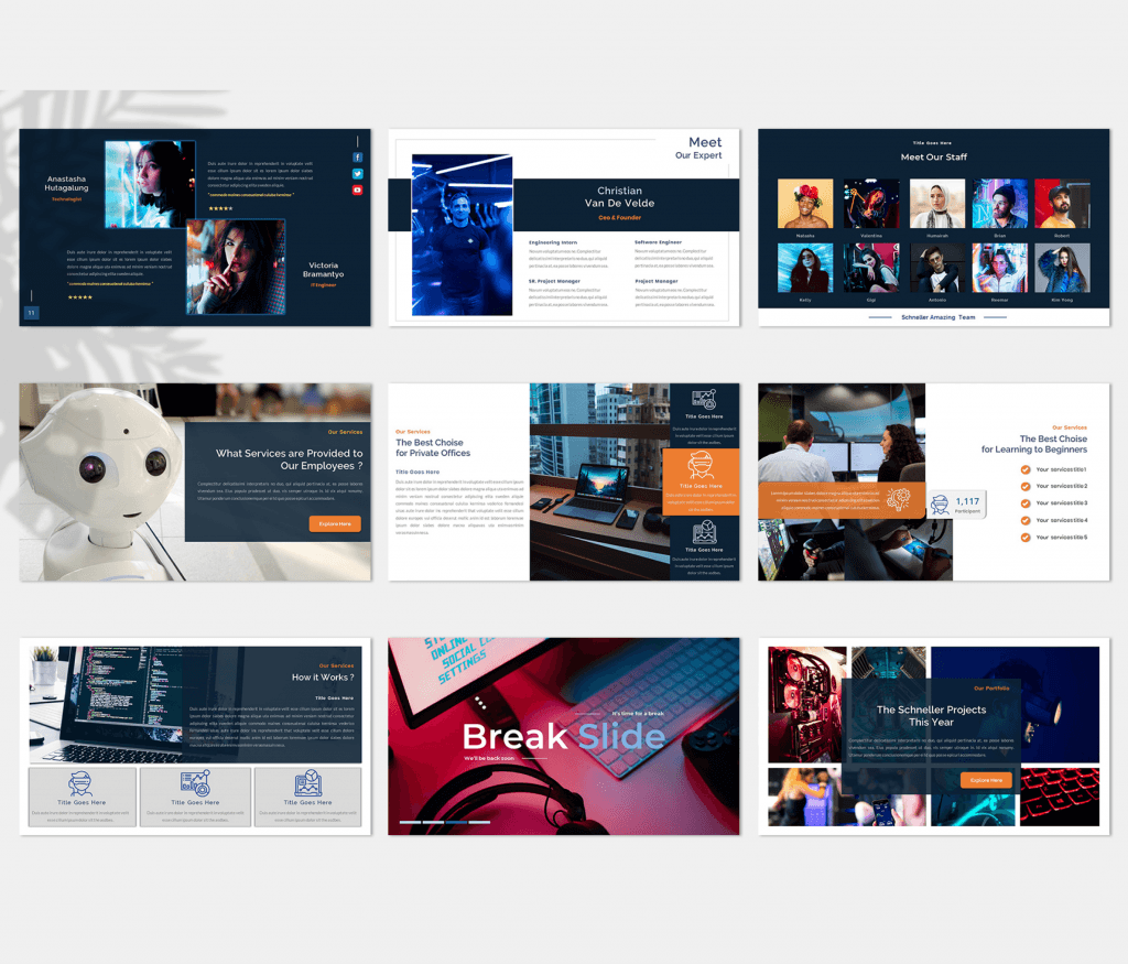 Schneller – IT &amp; Technology Presentation Template