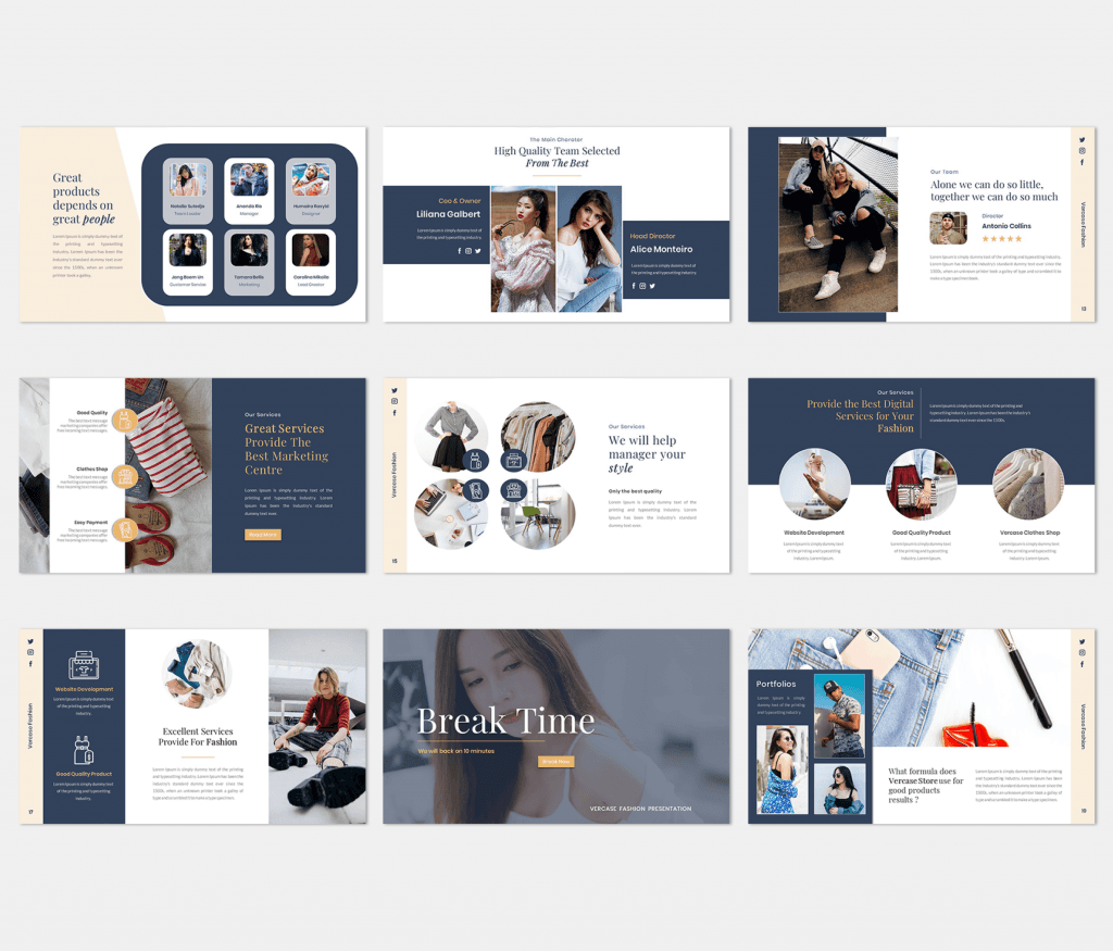 Vercase – Fashion Presentation Template