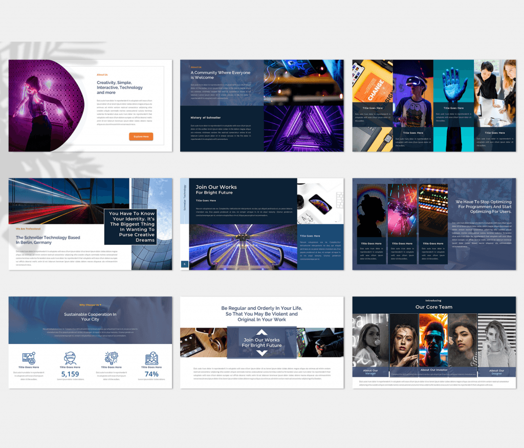 Schneller – IT &amp; Technology Presentation Template