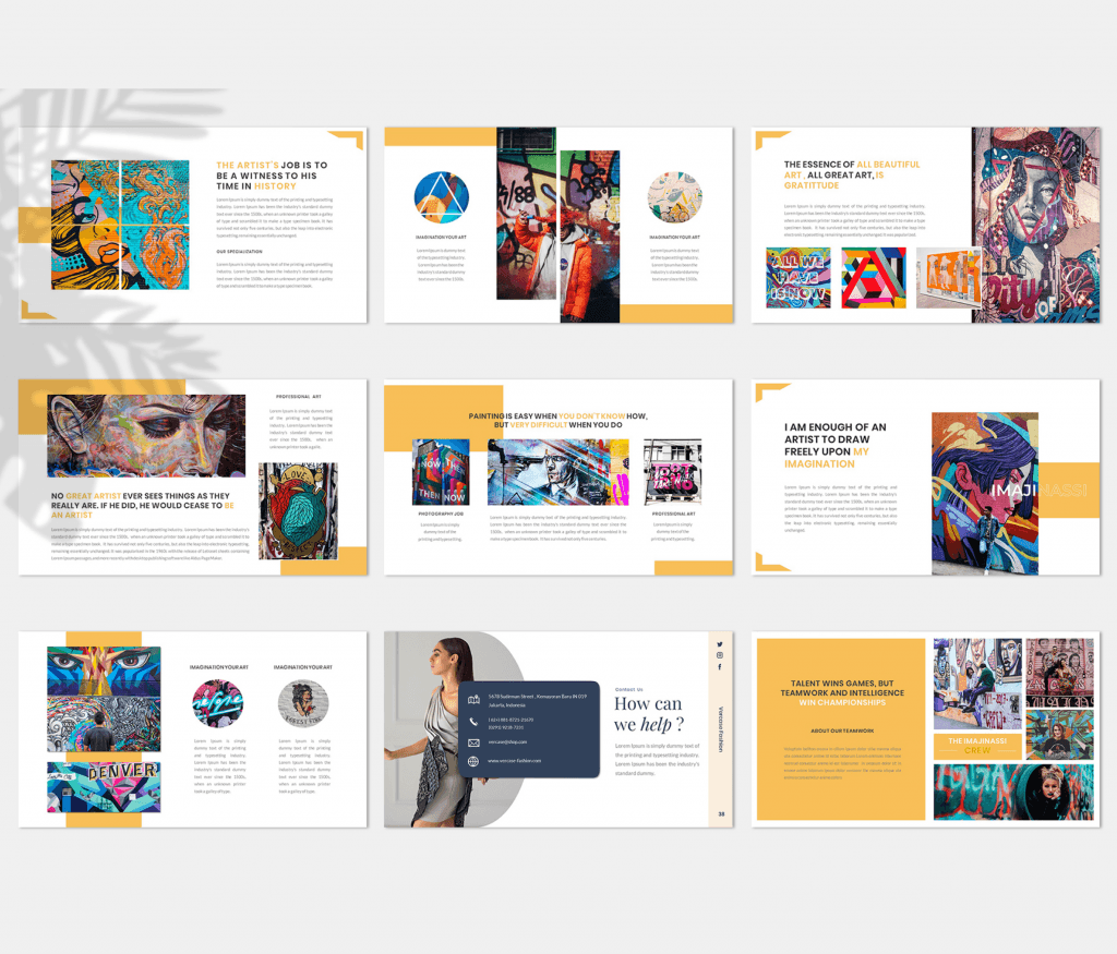 Imajinassi – Creative Business Presentation Template