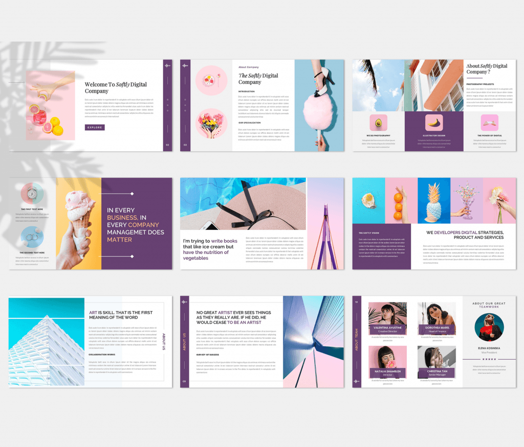 Softly – Creative Business Presentation Template