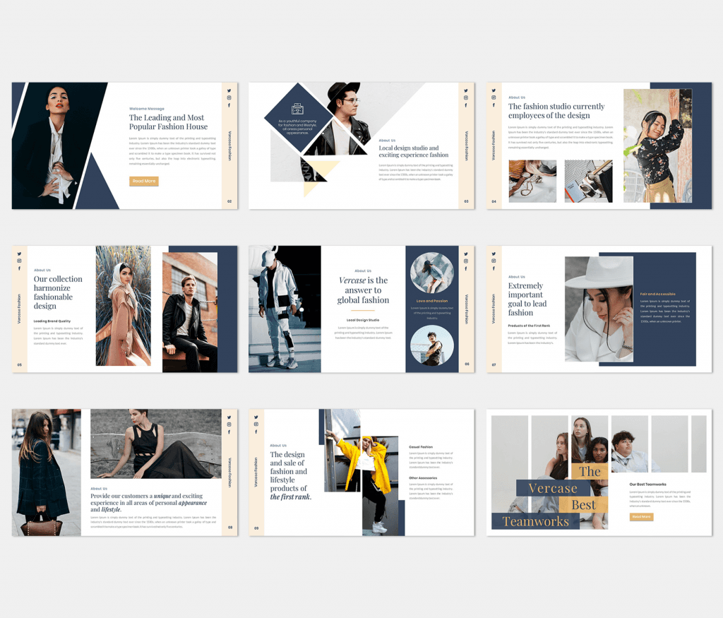 Vercase – Fashion Presentation Template