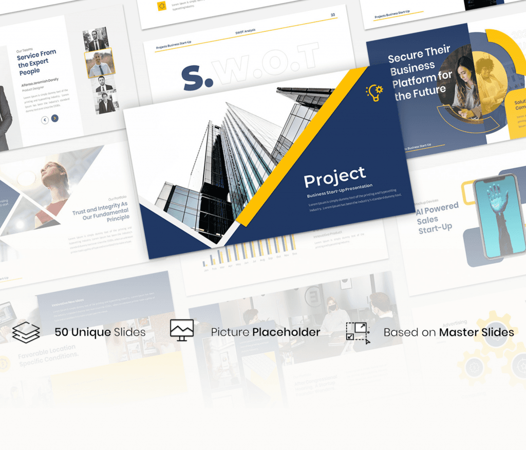 Project – Creative Business Presentation powerpoint