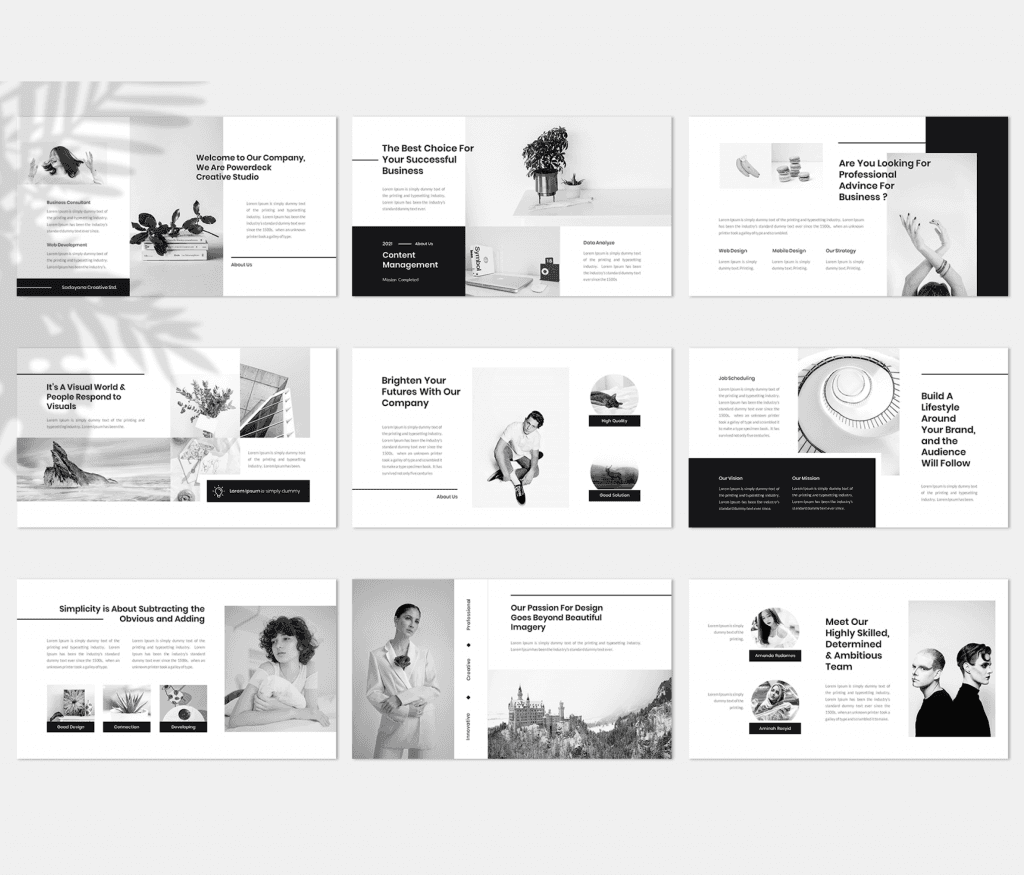 Sadayana – Creative Business Presentation Google slide