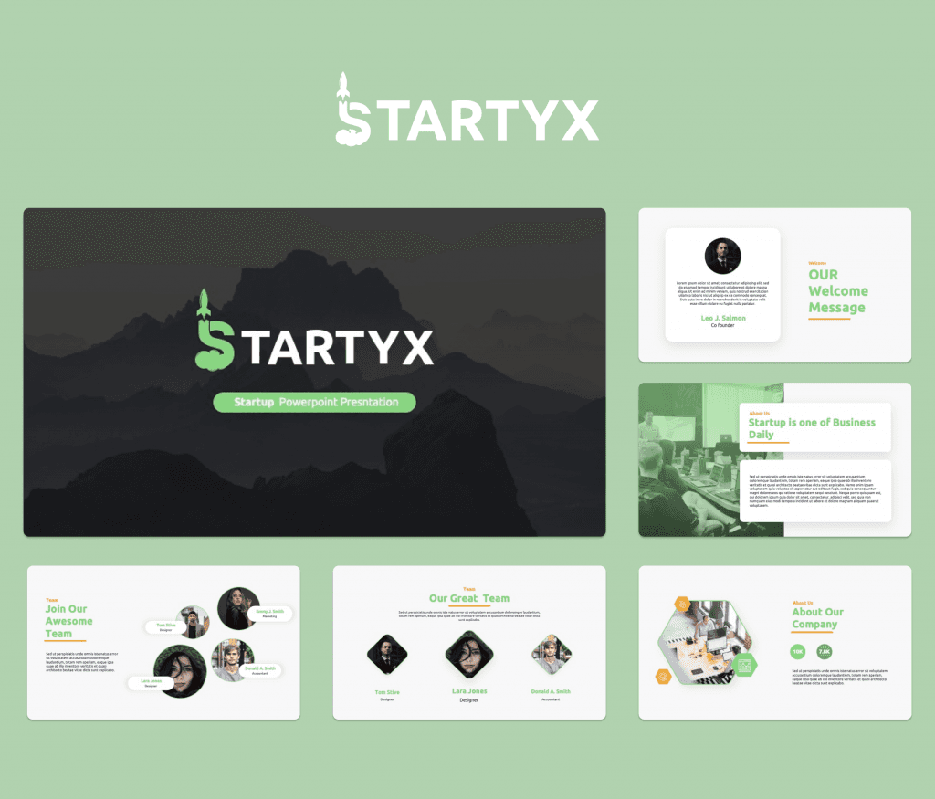 Startyx – Startup Presentation PowerPoint Template