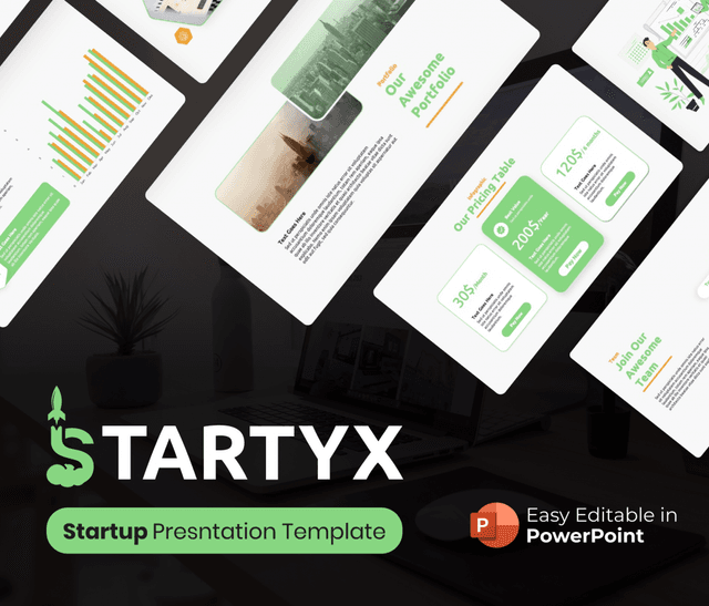 Startyx – Startup Presentation PowerPoint Template