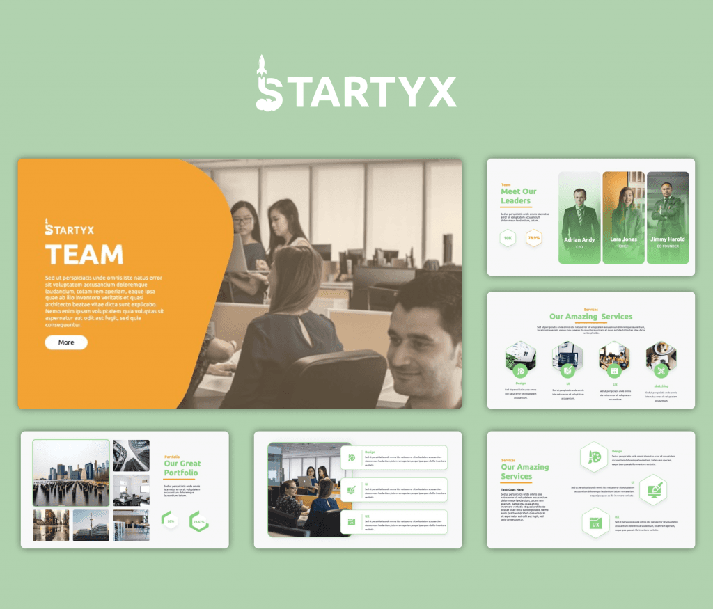 Startyx – Startup Presentation PowerPoint Template