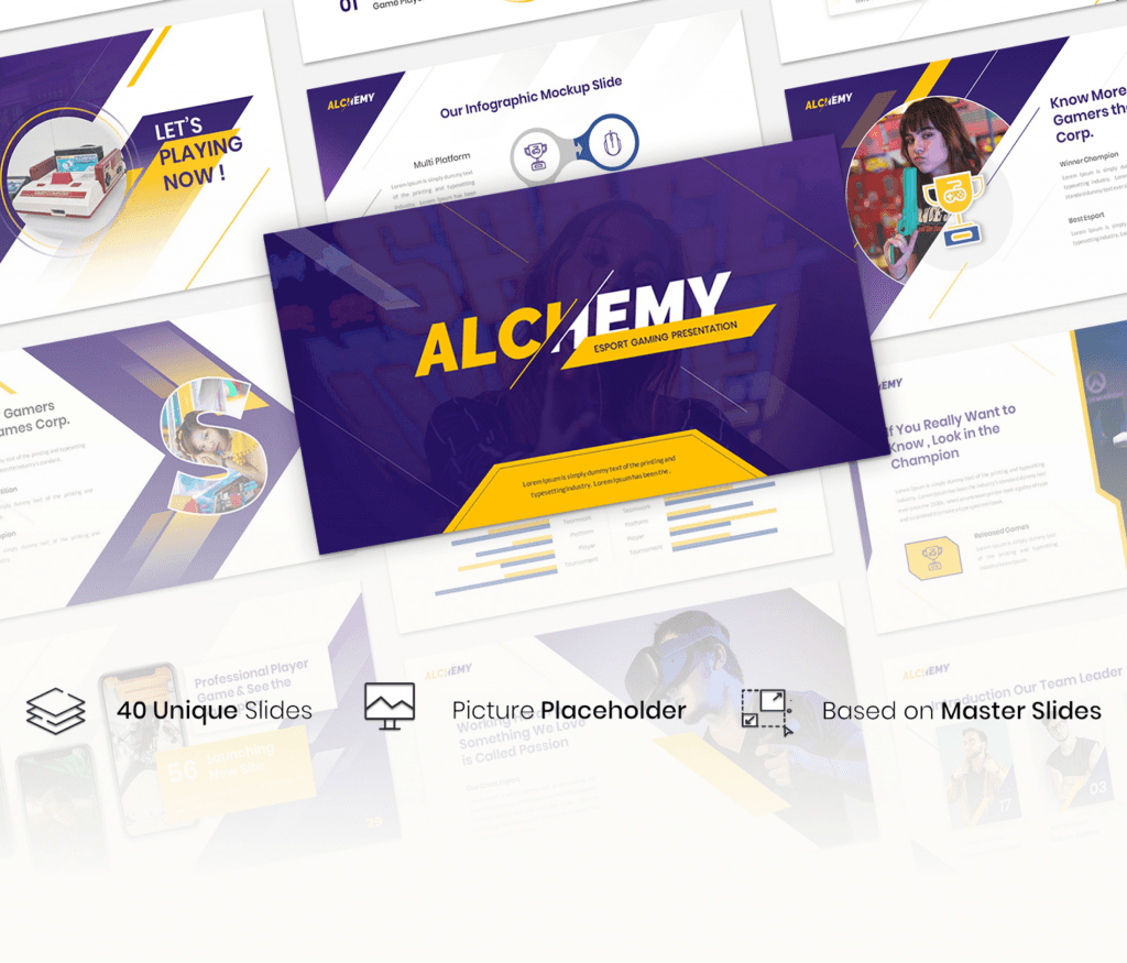 Free Gaming PowerPoint Templates & Google Slides Themes