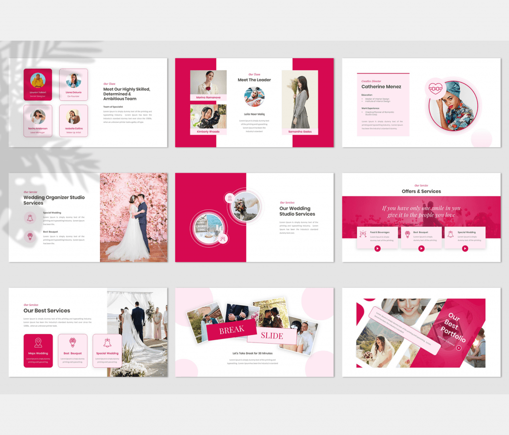 Romantic – Wedding Organizer PowerPoint