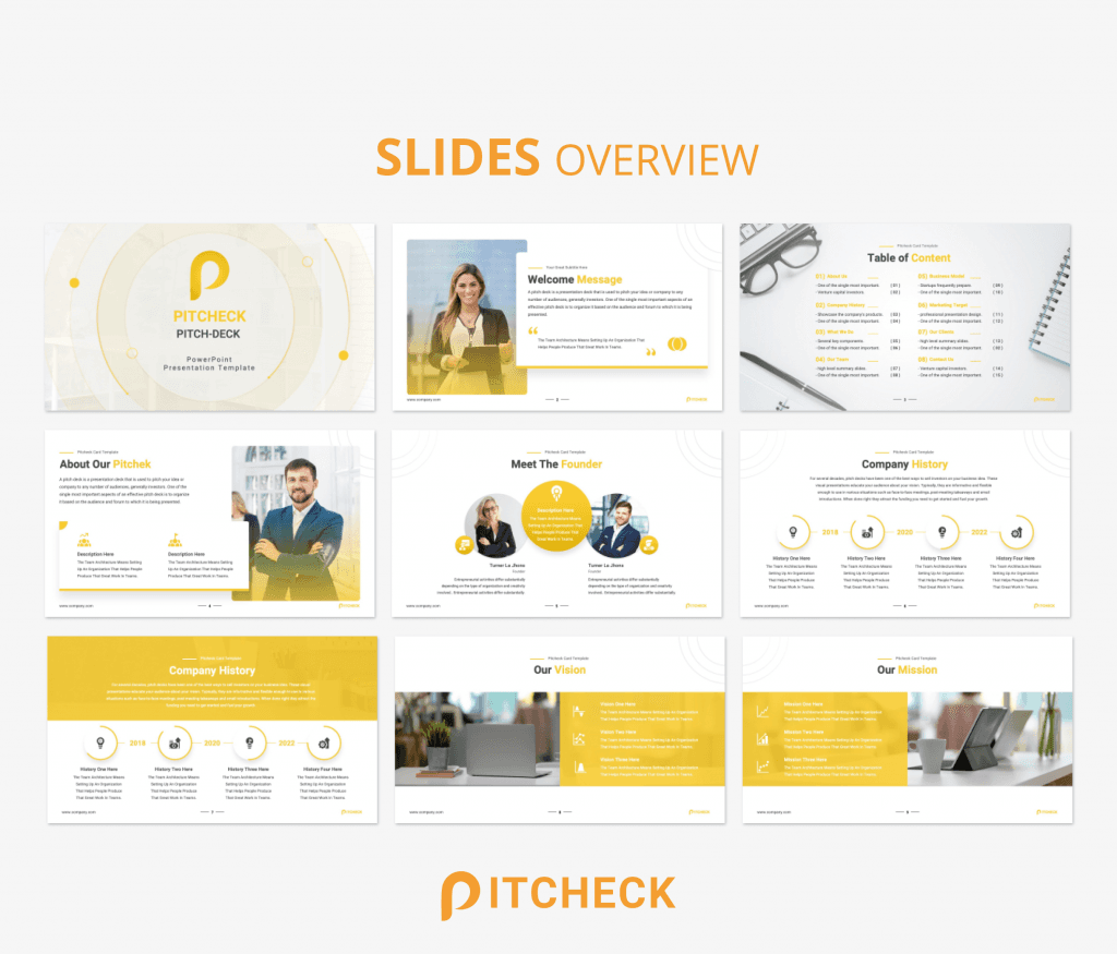 Pitcheck – Pitch Deck PowerPoint Presentation Template