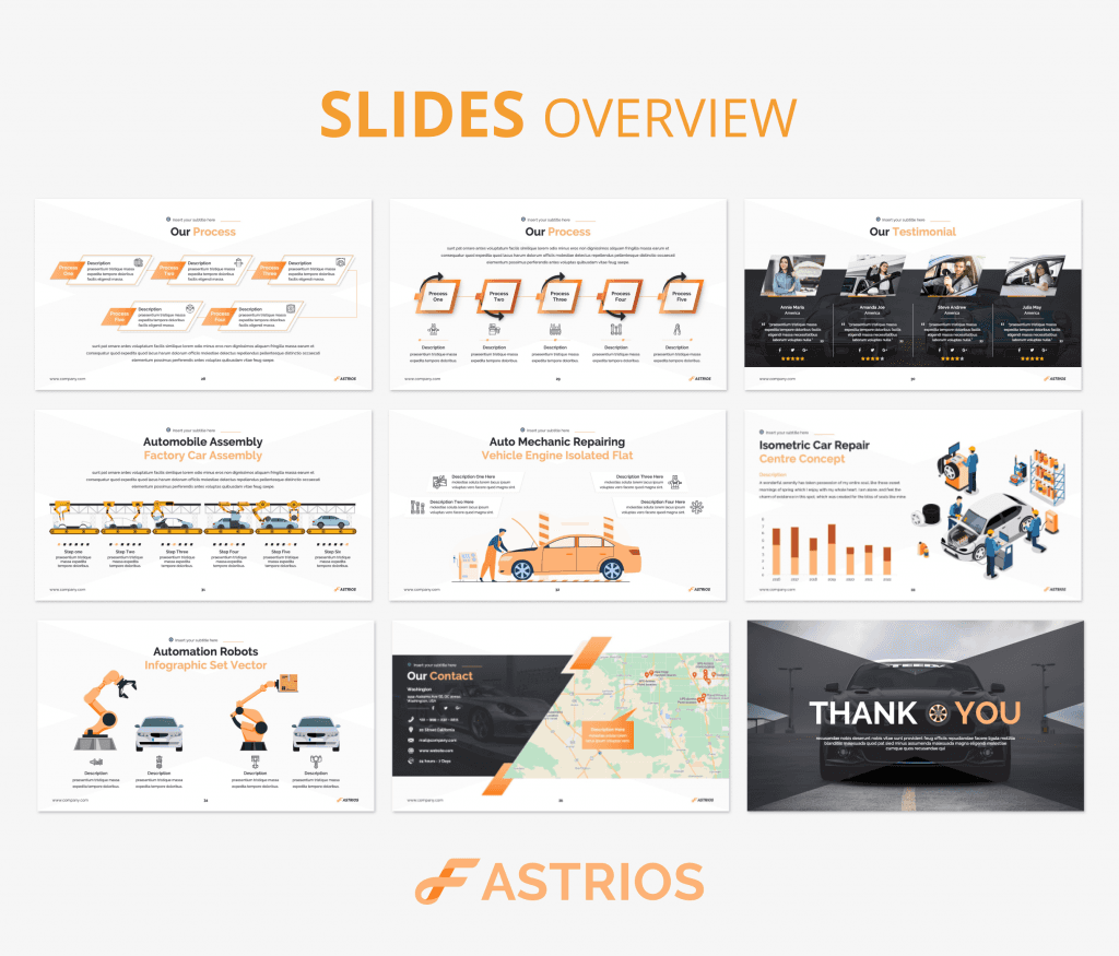 Fastrios – Automotive PowerPoint Presentation Template