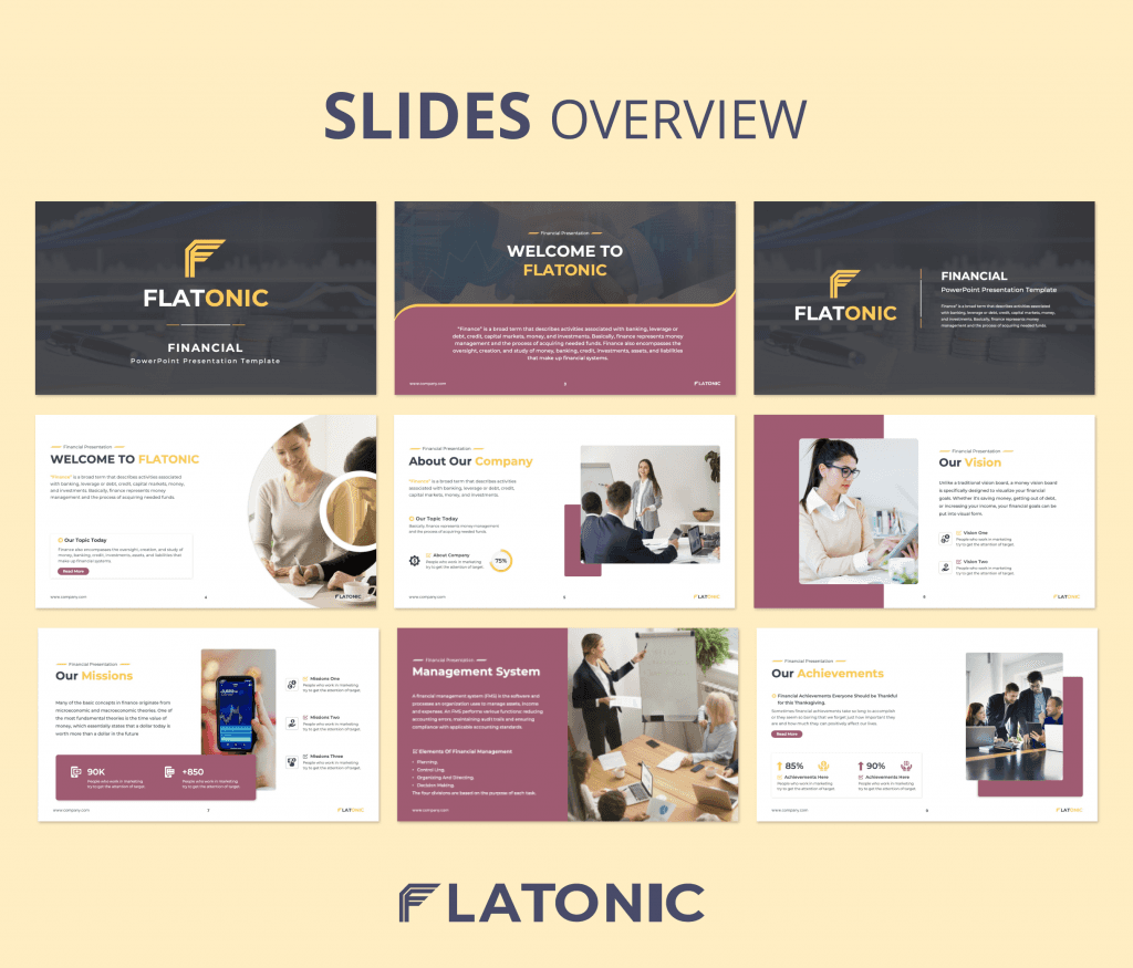 Flatonic – Financial PowerPoint Presentation Template