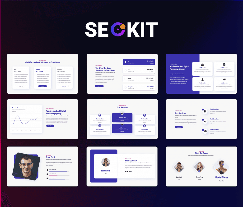 Seokit – SEO and Marketing PowerPoint Presentation Template