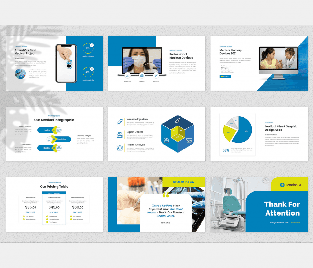 Medicella – Medical Google Slides Template