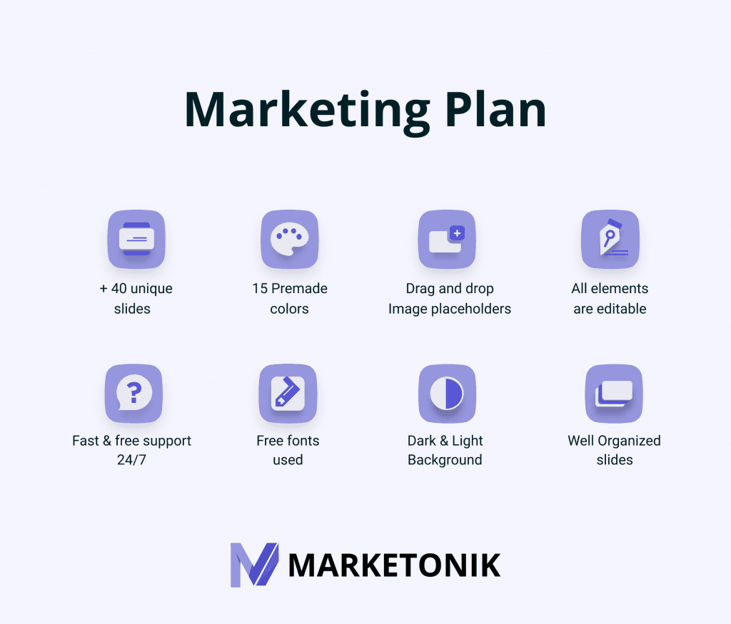 Marketonik – Marketing Plan PowerPoint presentation template