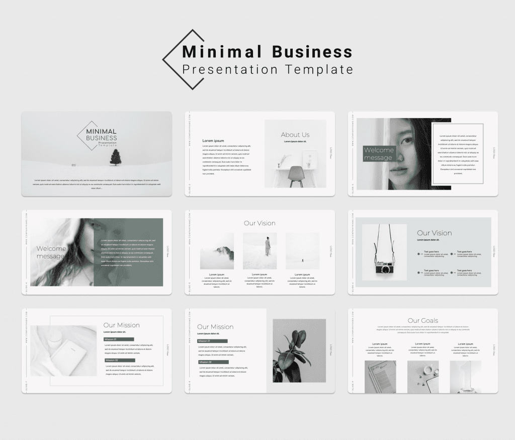 Minimal Business PowerPoint Presentation Template