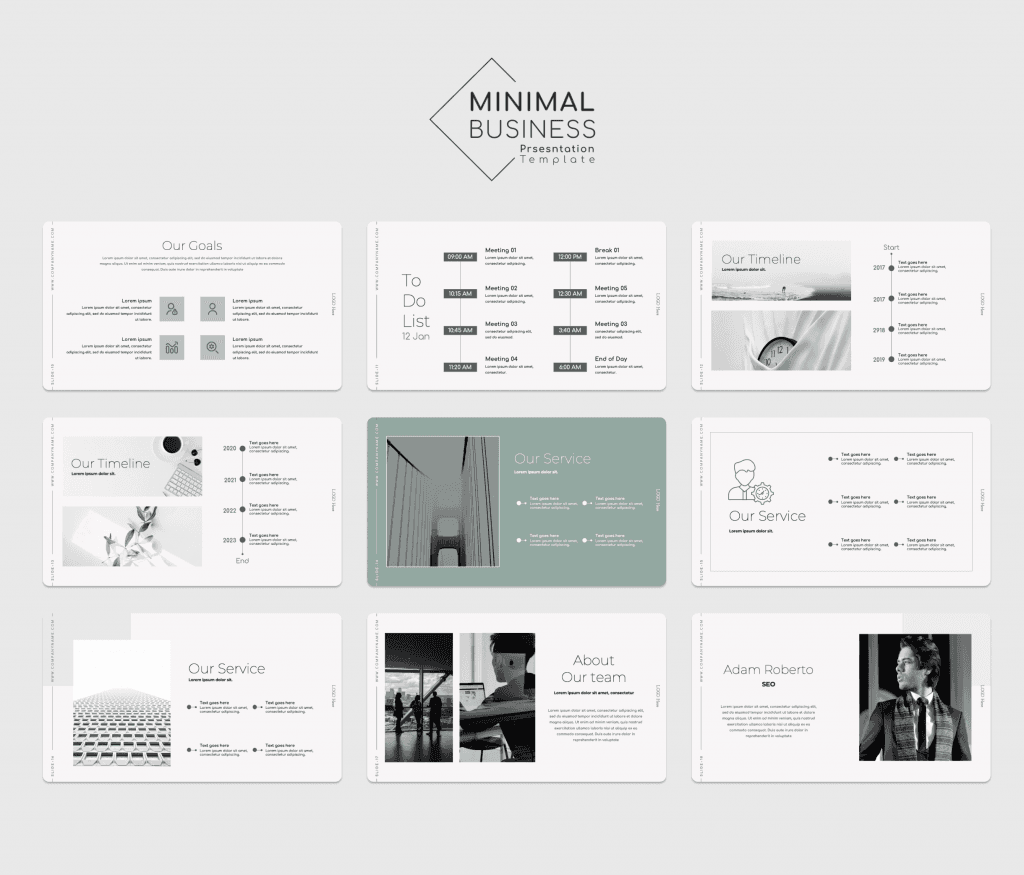 Minimal Business PowerPoint Presentation Template