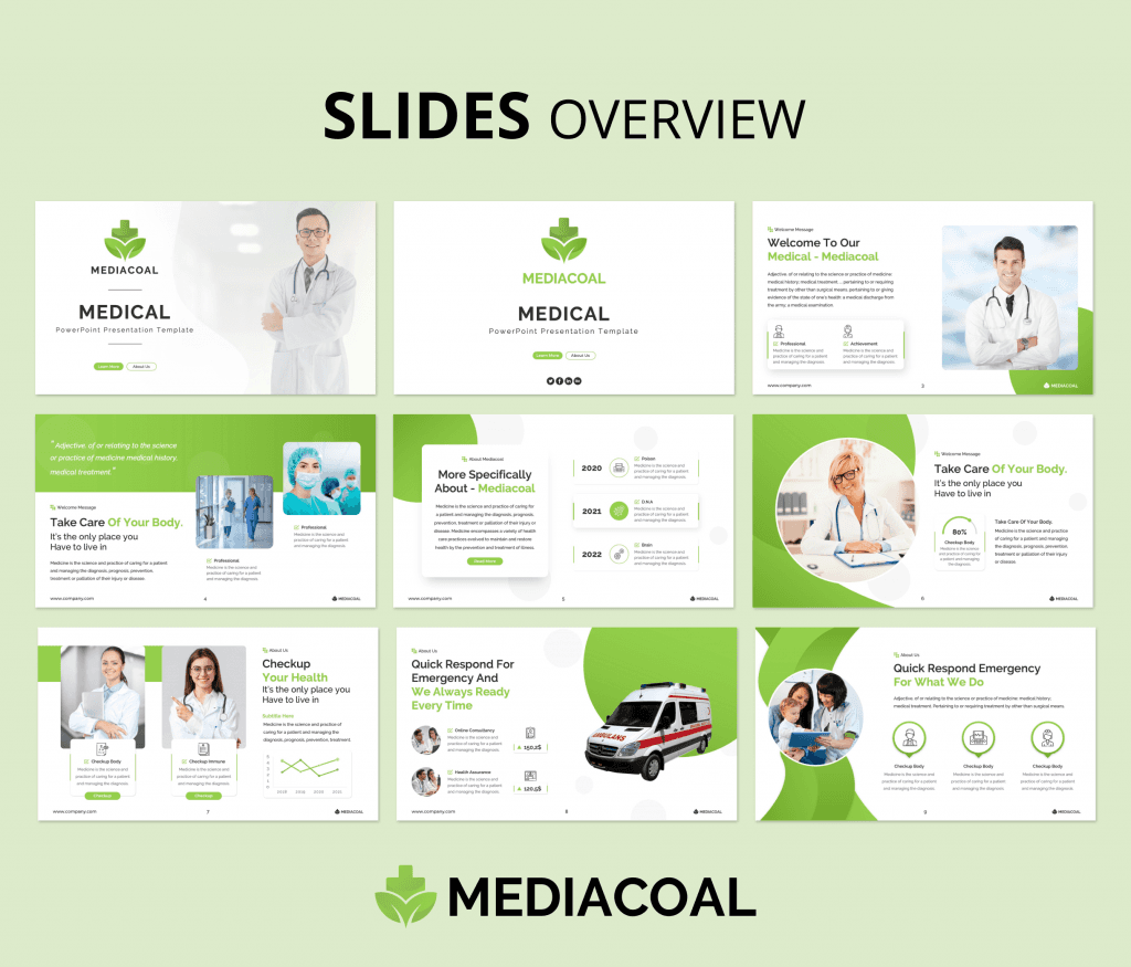 Mediacoal - Medical PowerPoint Presentation Template