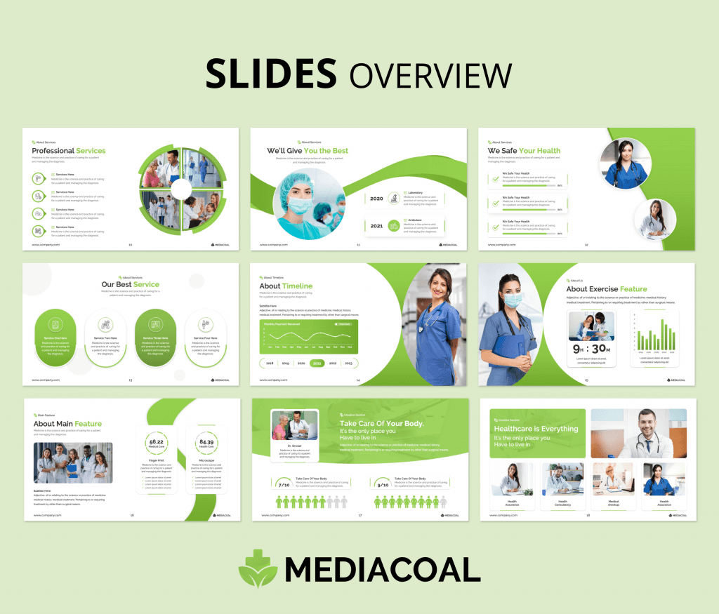 Mediacoal - Medical PowerPoint Presentation Template