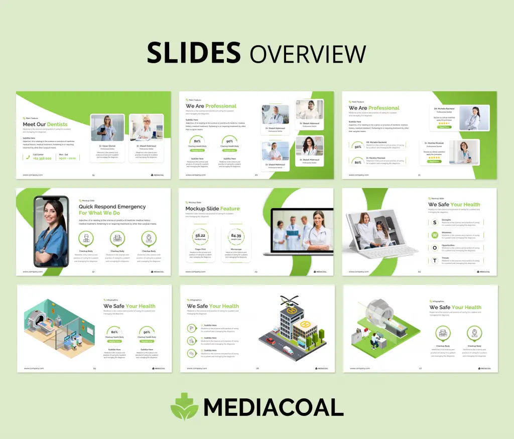 Mediacoal - Medical PowerPoint Presentation Template