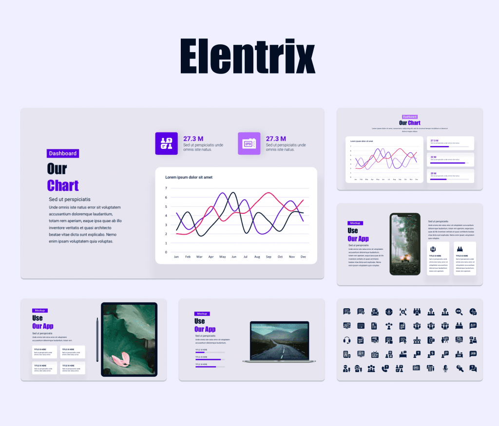 Elentrix - Company Profile Presentation Template