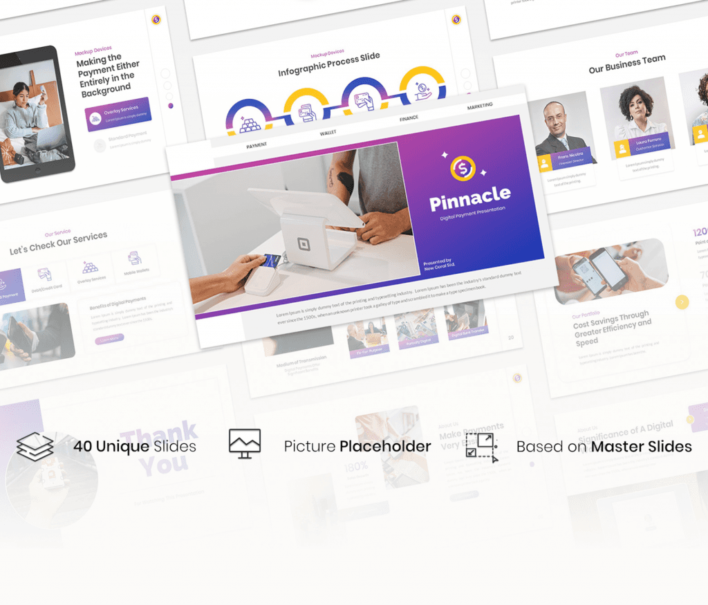 Pinnacle - Digital Payment Google Slides Template