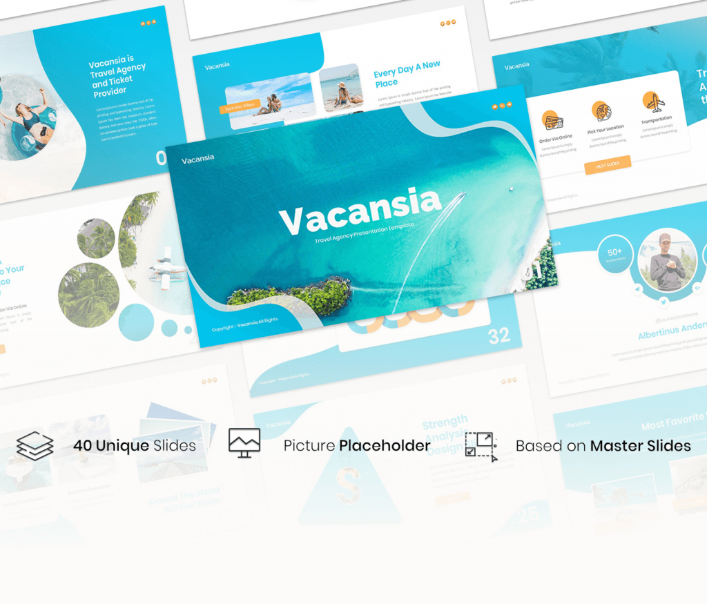 Vacansia – Travel Agency Google Slides Template