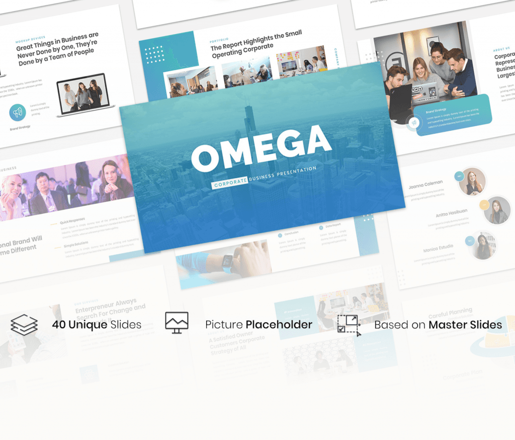 Omega – Corporate Business PowerPoint Template