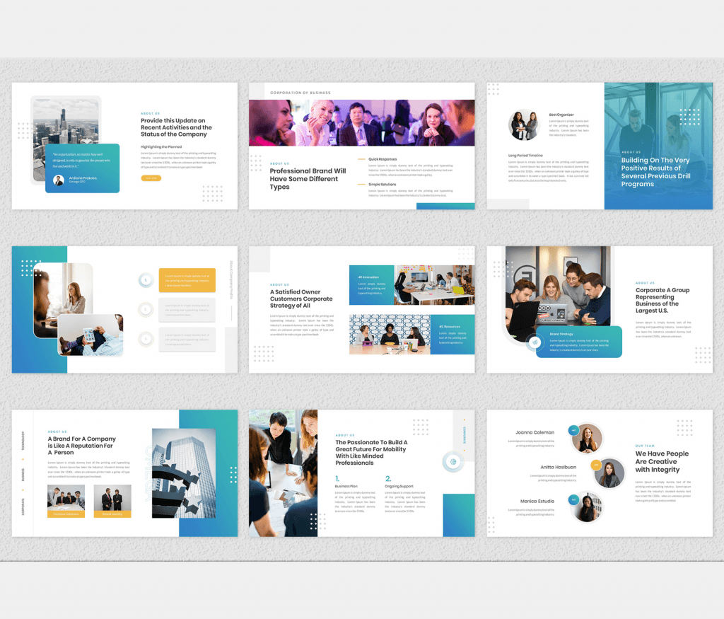 Omega – Corporate Business Google Slides Template