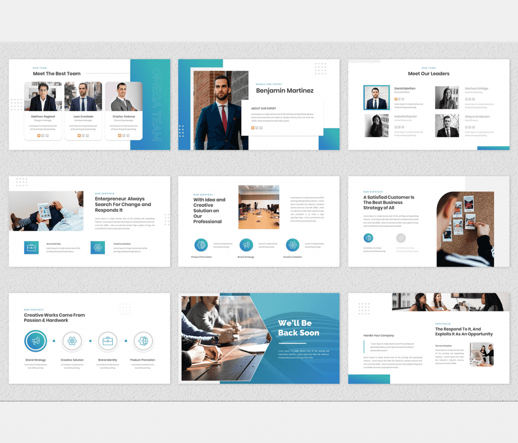 Omega – Corporate Business Google Slides Template