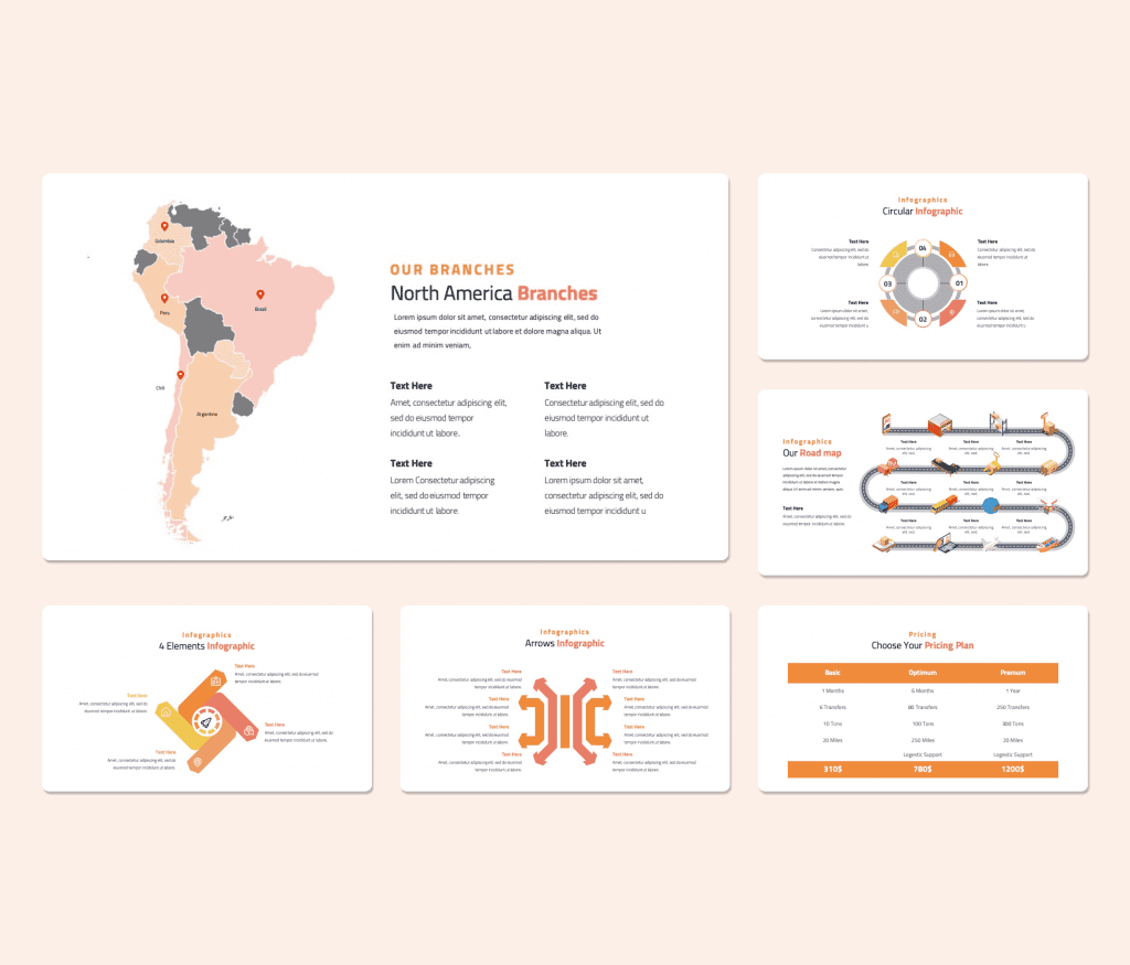 Trangistic – Logistic &amp; Transport PowerPoint Presentation Template