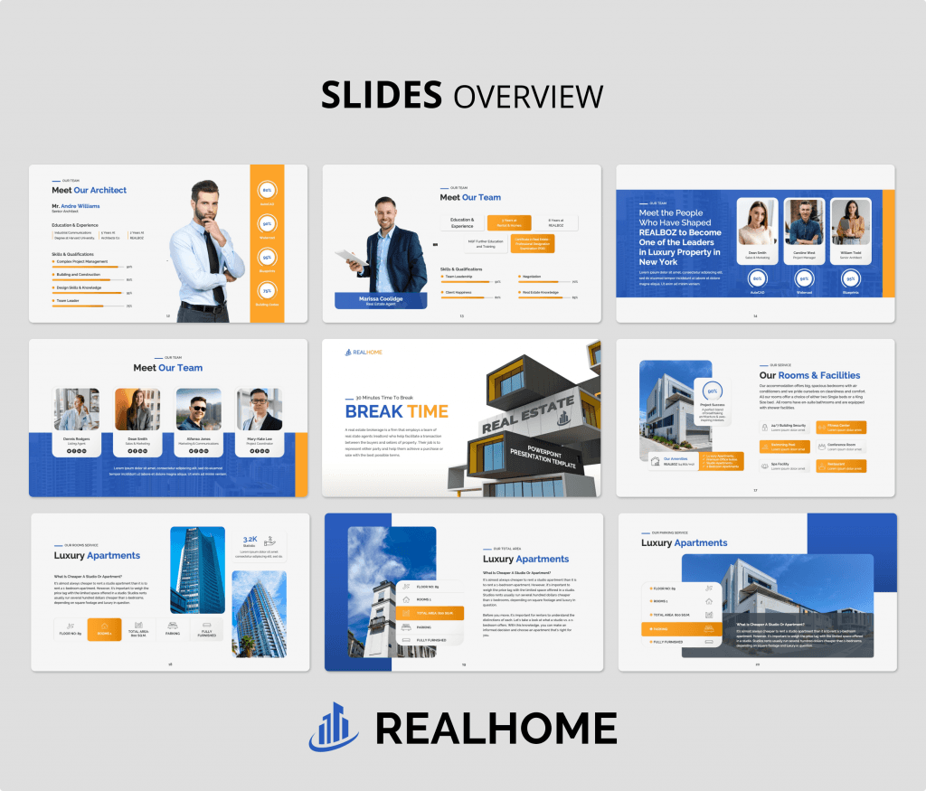 RealHome - Real Estate PowerPoint Presentation Template