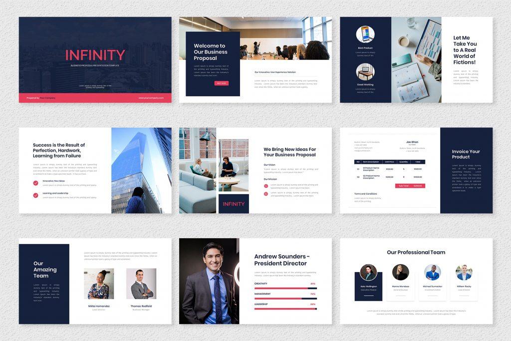 Infinity - Business Proposal PowerPoint Template