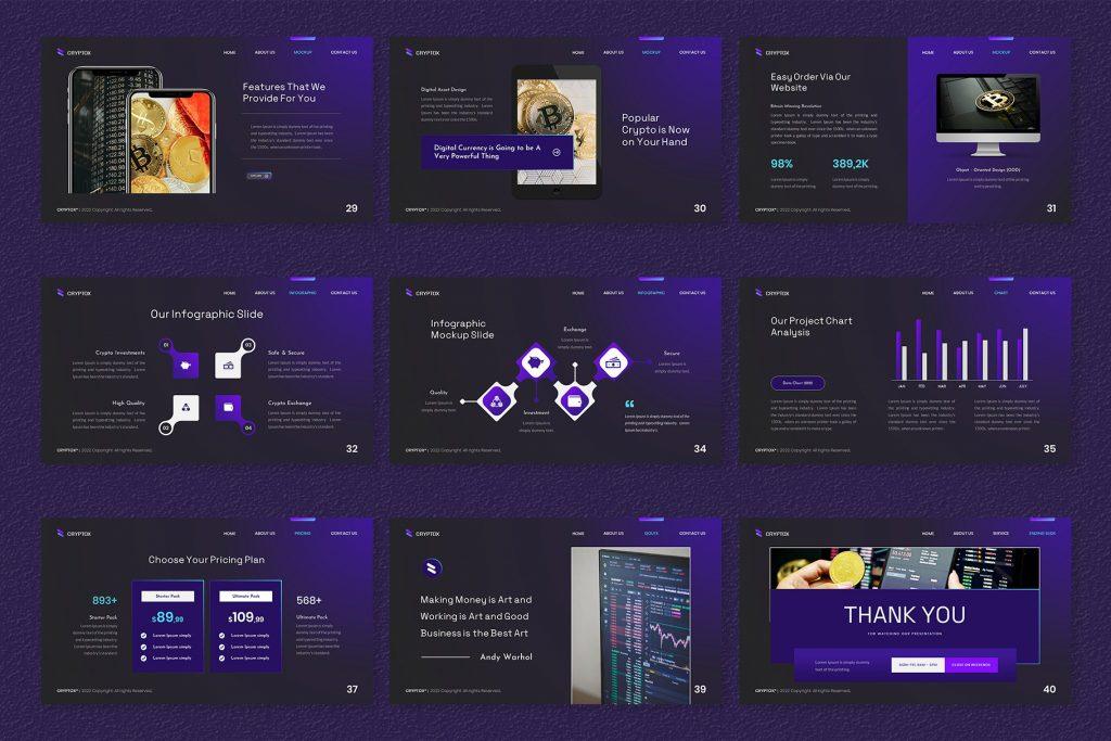 Cryptox – Cryptocurrency PowerPoint Template