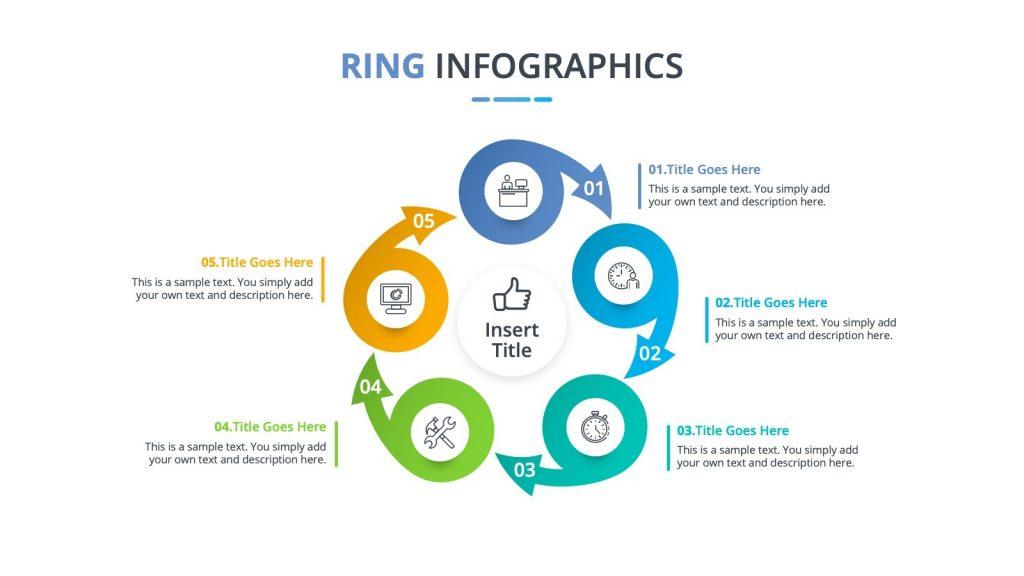 Ring Infographics slide