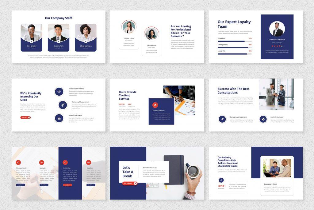 Fortuna – Consulting &amp; Finance Google Slides Template