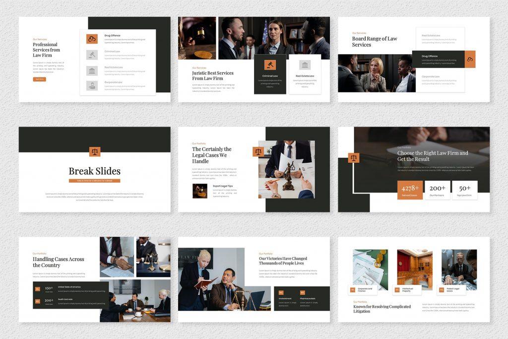 Gideon - Law Consultant PowerPoint Template