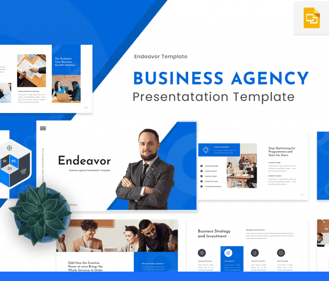 Endeavor – Business Agency Google Slides Template